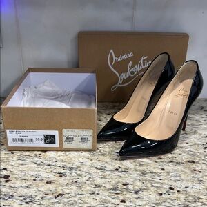Christian Louboutin Glossy Black Heels
